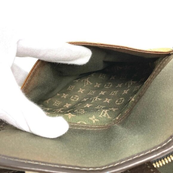 LOUIS VUITTON M92507 Monogram mini Sac Mary Kate Hand Bag Canvas khaki - Picture 14 of 16